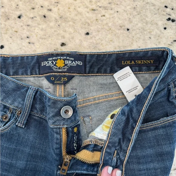 Lola Straight Lucky Brand size 0 - Picture 3 of 4